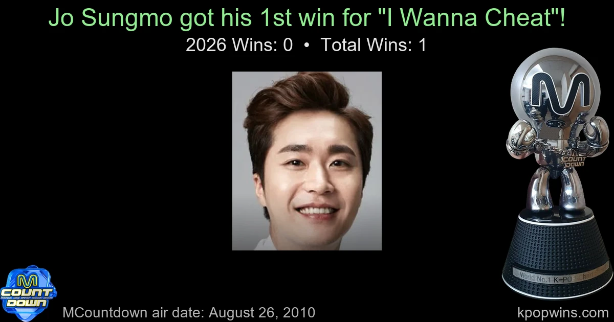 Jo Sungmo - I Wanna Cheat